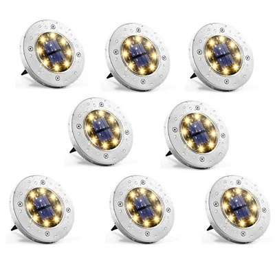 8 LED SOLAR GODRESKÝCH SVĚTLA